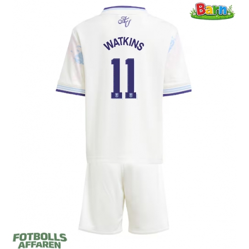 Aston Villa Ollie Watkins #11 Tredjeställ Barn 2025-26 Kortärmad (+ Korta byxor)